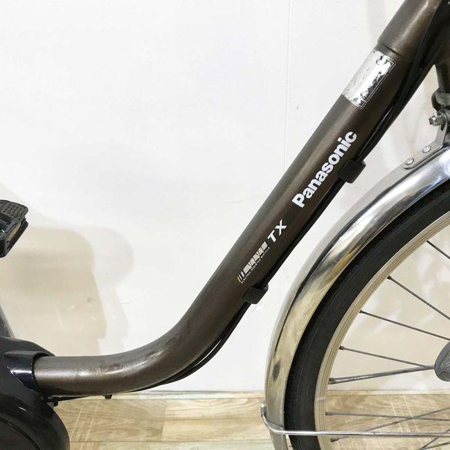 電動自転車 中古 ママチャリ パナソニック ビビTX ブラウン 26インチ KJ088 電動アシスト自転車 神戸 | Panasonic | 04
