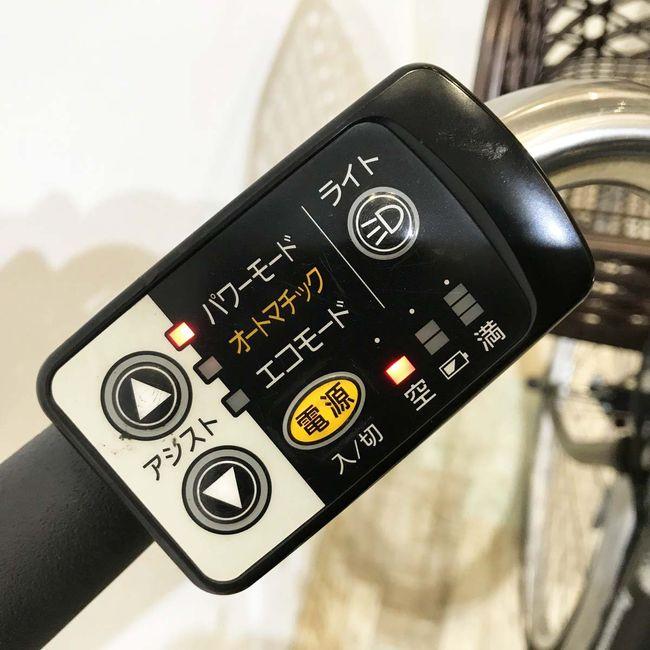 電動自転車 中古 ママチャリ パナソニック ビビTX ブラウン 26インチ KJ088 電動アシスト自転車 神戸 | Panasonic | 06