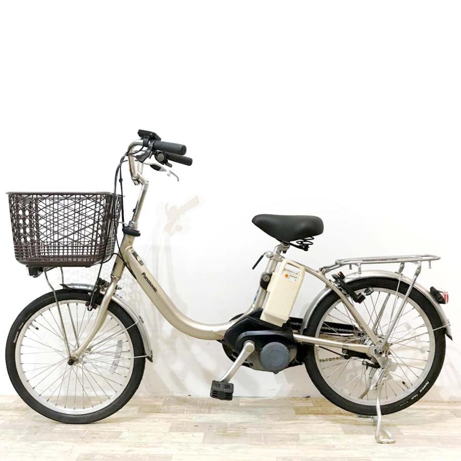 電動自転車 中古 小径車 パナソニック ビビL 20 ゴールド 20インチ KJ129 電動アシスト自転車 神戸 | Panasonic | 18