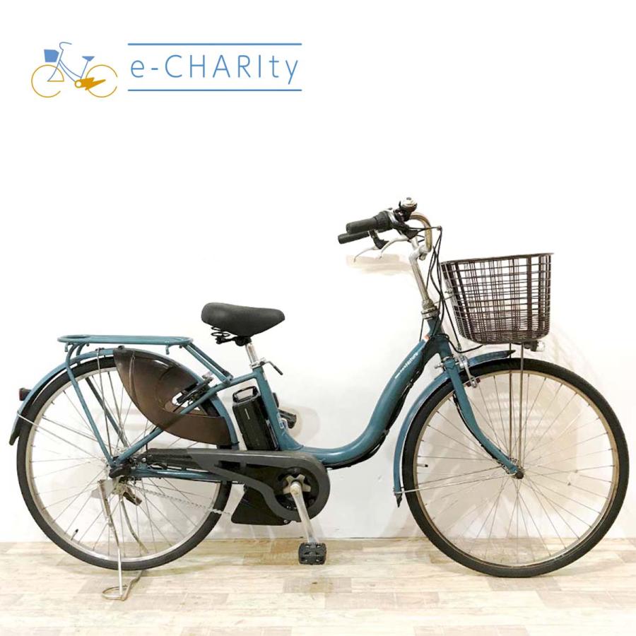 YAMAHA（ヤマハ） 電動自転車 中古 ママチャリ PAS ナチュラ ブルー 26