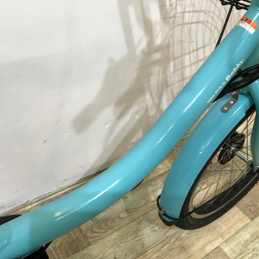 電動自転車 中古 子供乗せ ヤマハ PAS バビー ブルー 20インチ KK008 電動アシスト自転車 神戸 | YAMAHA | 12