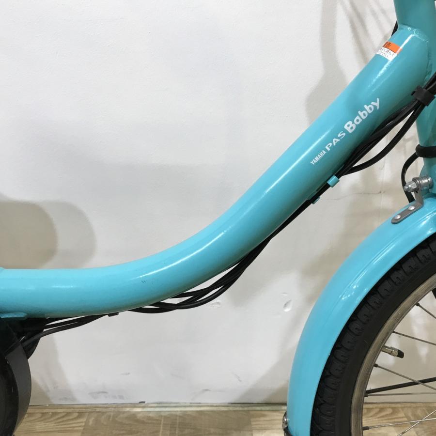電動自転車 中古 子供乗せ ヤマハ PAS バビー ブルー 20インチ KK008 電動アシスト自転車 神戸 | YAMAHA | 04