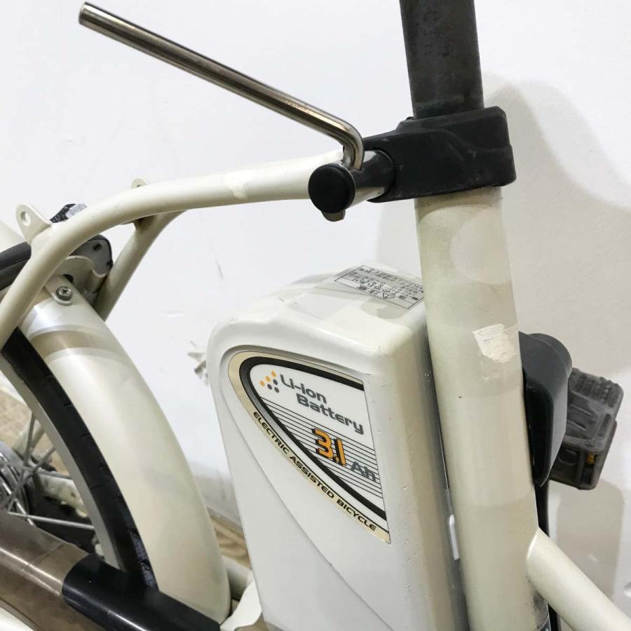 電動自転車 中古 小径車 パナソニック シュガードロップ ホワイト 20インチ KK048 電動アシスト自転車 神戸 | Panasonic | 12