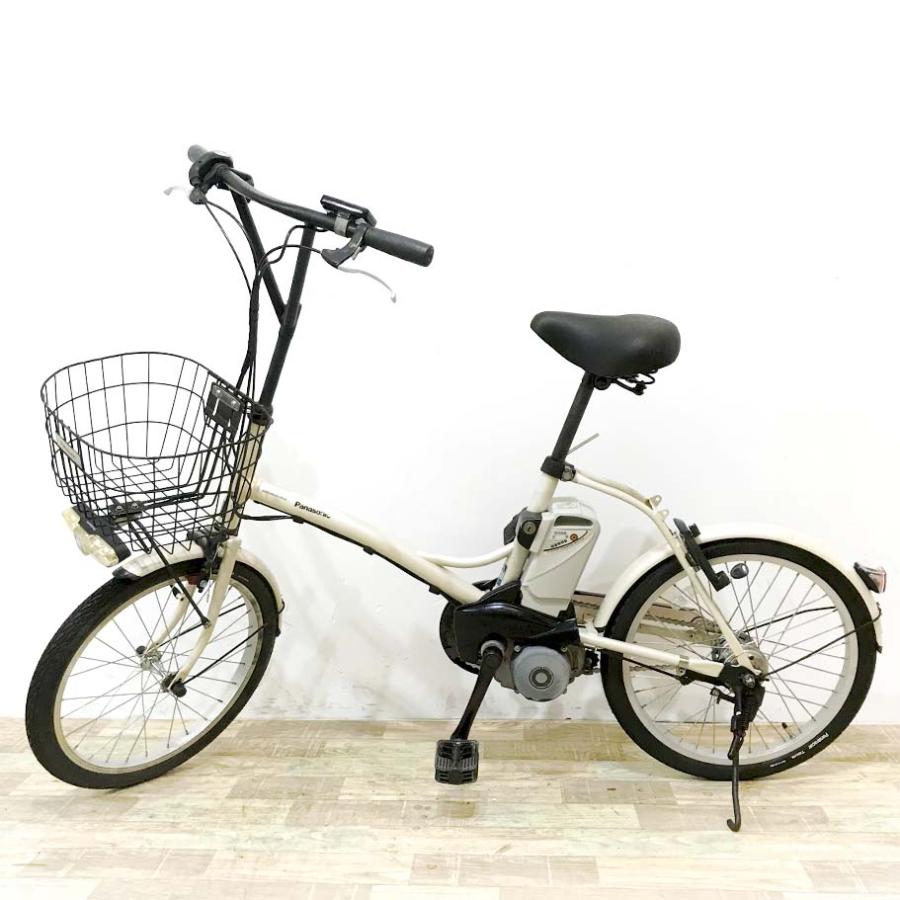 電動自転車 中古 小径車 パナソニック シュガードロップ ホワイト 20インチ KK048 電動アシスト自転車 神戸 | Panasonic | 18