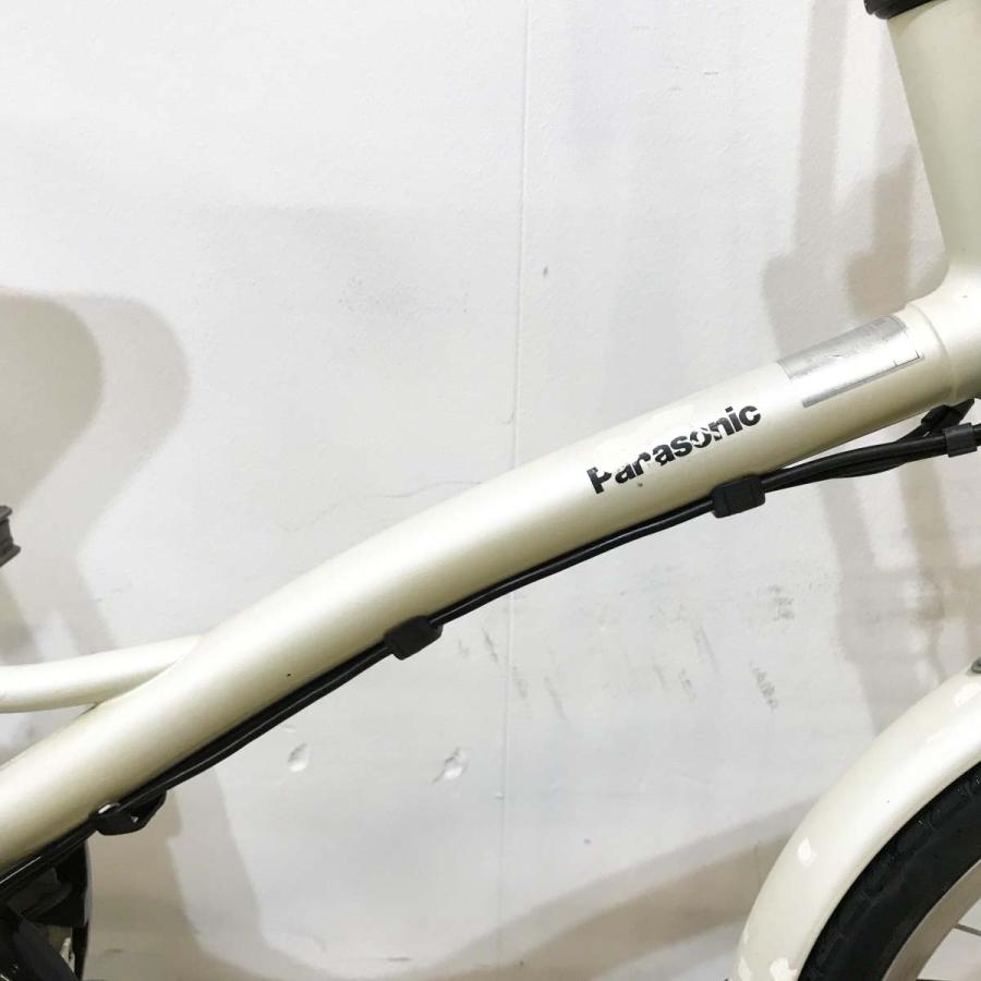 電動自転車 中古 小径車 パナソニック シュガードロップ ホワイト 20インチ KK048 電動アシスト自転車 神戸 | Panasonic | 04