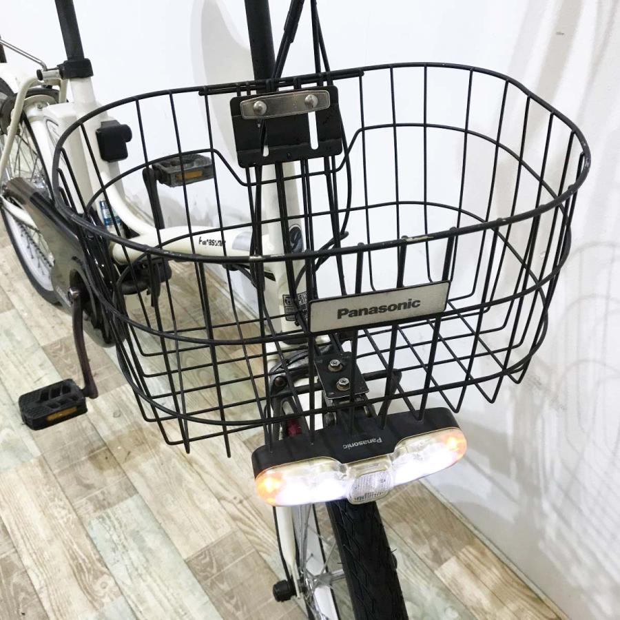 電動自転車 中古 小径車 パナソニック シュガードロップ ホワイト 20インチ KK048 電動アシスト自転車 神戸 | Panasonic | 05