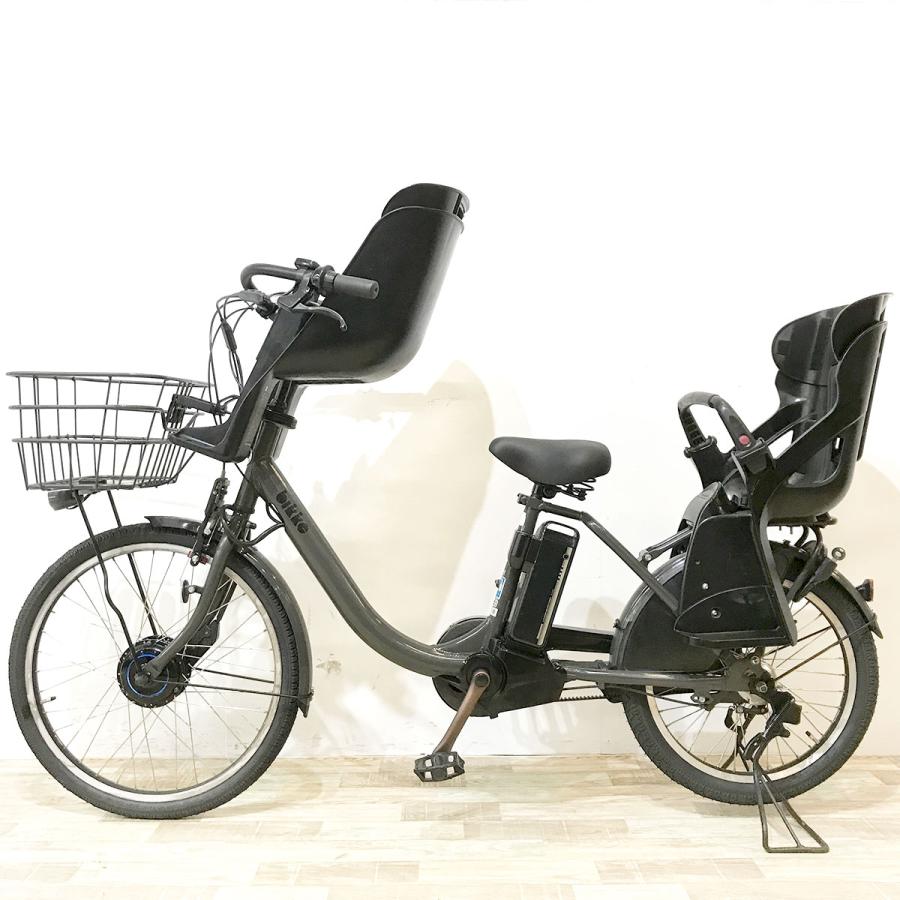 電動自転車 中古 子供乗せ ブリヂストン ビッケモブdd（デュアルドライブ） グレー 24×20インチ KK067 電動アシスト自転車 神戸 | BRIDGESTONE | 17