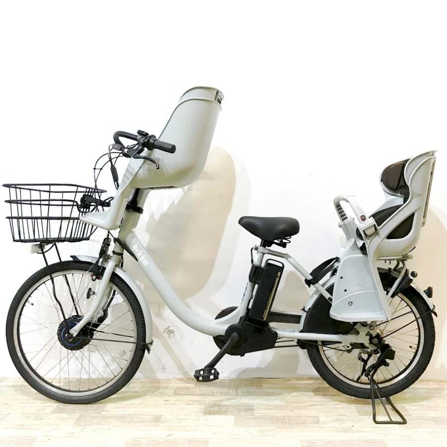 電動自転車 中古 子供乗せ ブリヂストン ビッケモブdd（デュアルドライブ） ブルー 20インチ KK086 電動アシスト自転車 神戸 | BRIDGESTONE | 17
