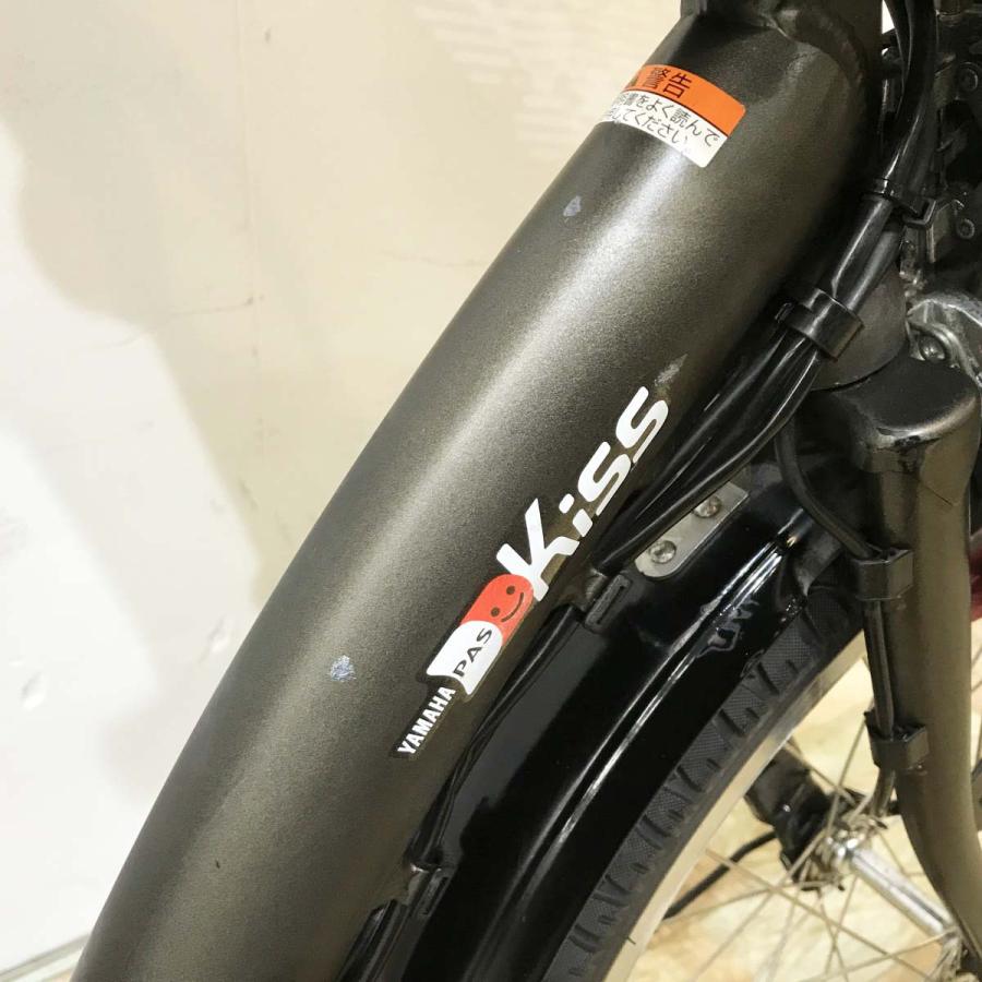 電動自転車 中古 子供乗せ ヤマハ PAS キッスミニ グレー 20インチ KK095 電動アシスト自転車 神戸 | YAMAHA | 13