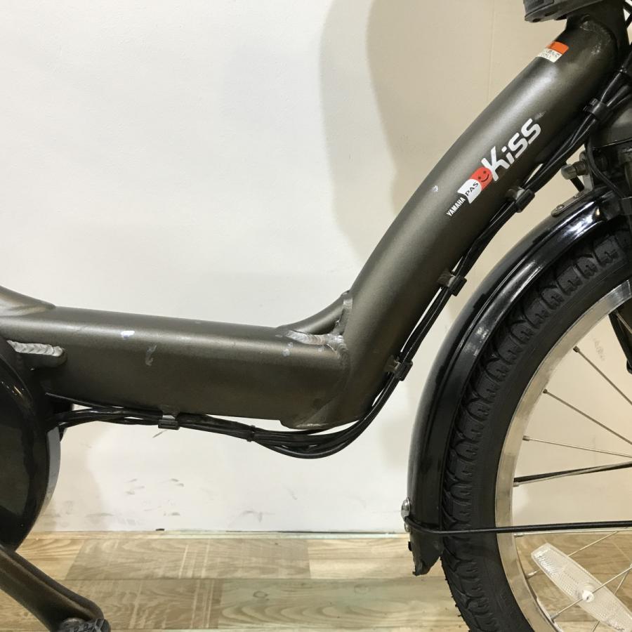 電動自転車 中古 子供乗せ ヤマハ PAS キッスミニ グレー 20インチ KK095 電動アシスト自転車 神戸 | YAMAHA | 04