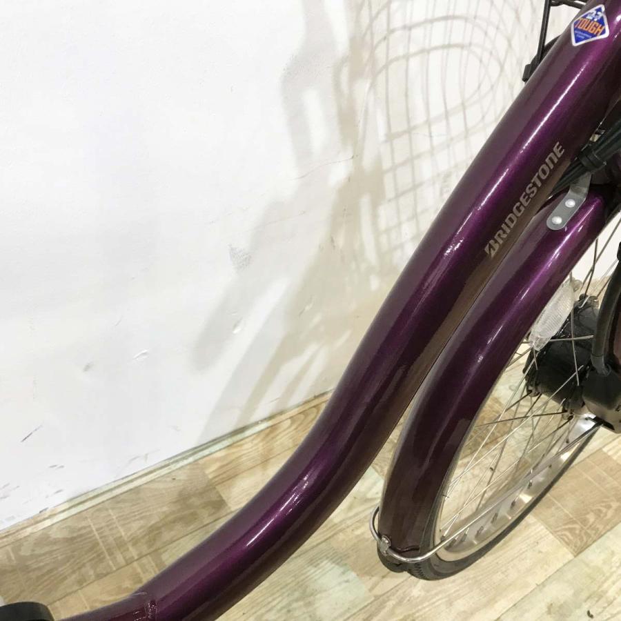 電動自転車 中古 ママチャリ ブリヂストン フロンティア（デュアルドライブ） パープル 24インチ KK099 電動アシスト自転車 神戸 | BRIDGESTONE | 10