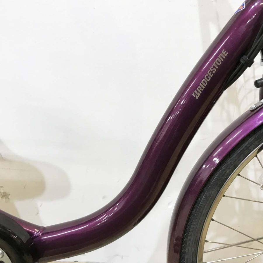 電動自転車 中古 ママチャリ ブリヂストン フロンティア（デュアルドライブ） パープル 24インチ KK099 電動アシスト自転車 神戸 | BRIDGESTONE | 04