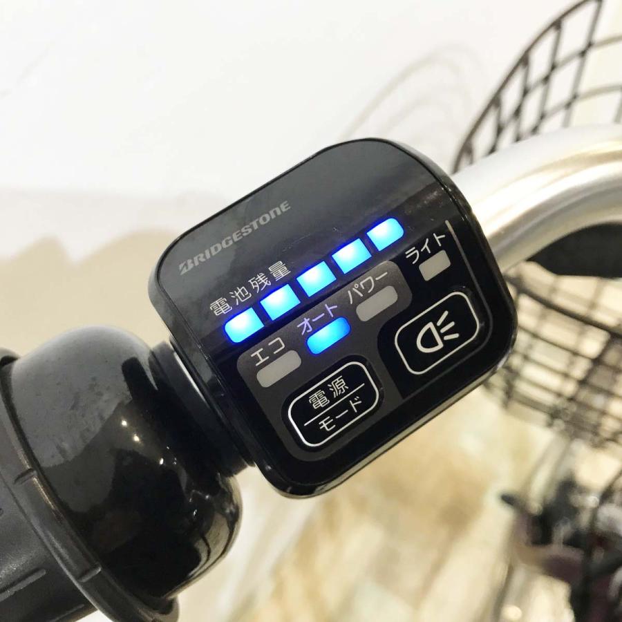 電動自転車 中古 ママチャリ ブリヂストン フロンティア（デュアルドライブ） パープル 24インチ KK099 電動アシスト自転車 神戸 | BRIDGESTONE | 06