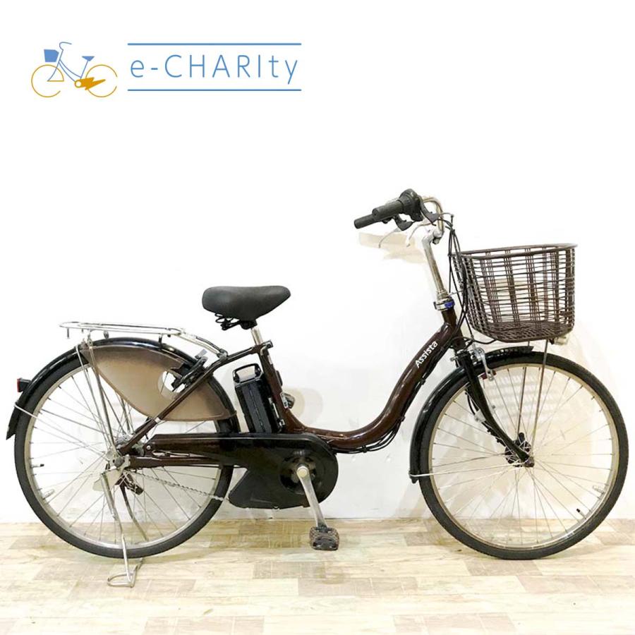 電動自転車 中古 ママチャリ ブリヂストン アシスタロイヤル ブラウン 24インチ KL034 電動アシスト自転車 神戸 | BRIDGESTONE