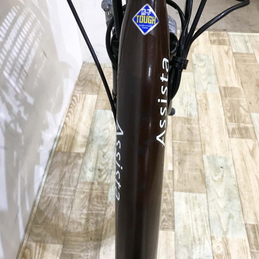 電動自転車 中古 ママチャリ ブリヂストン アシスタロイヤル ブラウン 24インチ KL034 電動アシスト自転車 神戸 | BRIDGESTONE | 10
