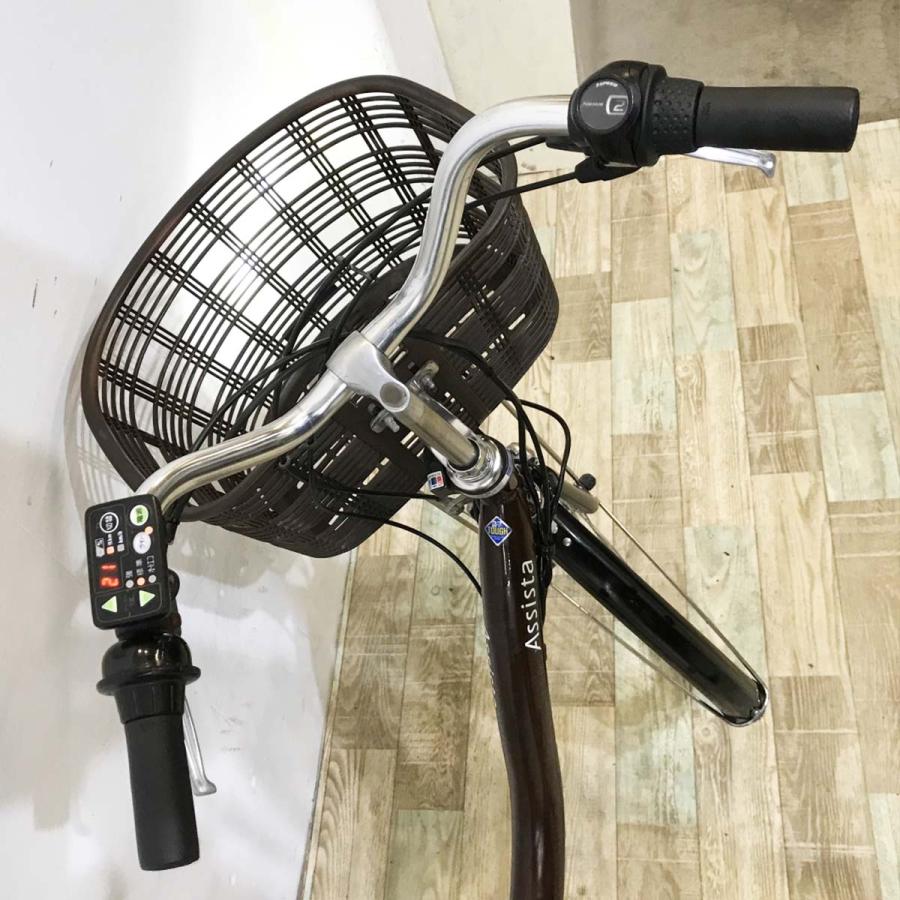 電動自転車 中古 ママチャリ ブリヂストン アシスタロイヤル ブラウン 24インチ KL034 電動アシスト自転車 神戸 | BRIDGESTONE | 03