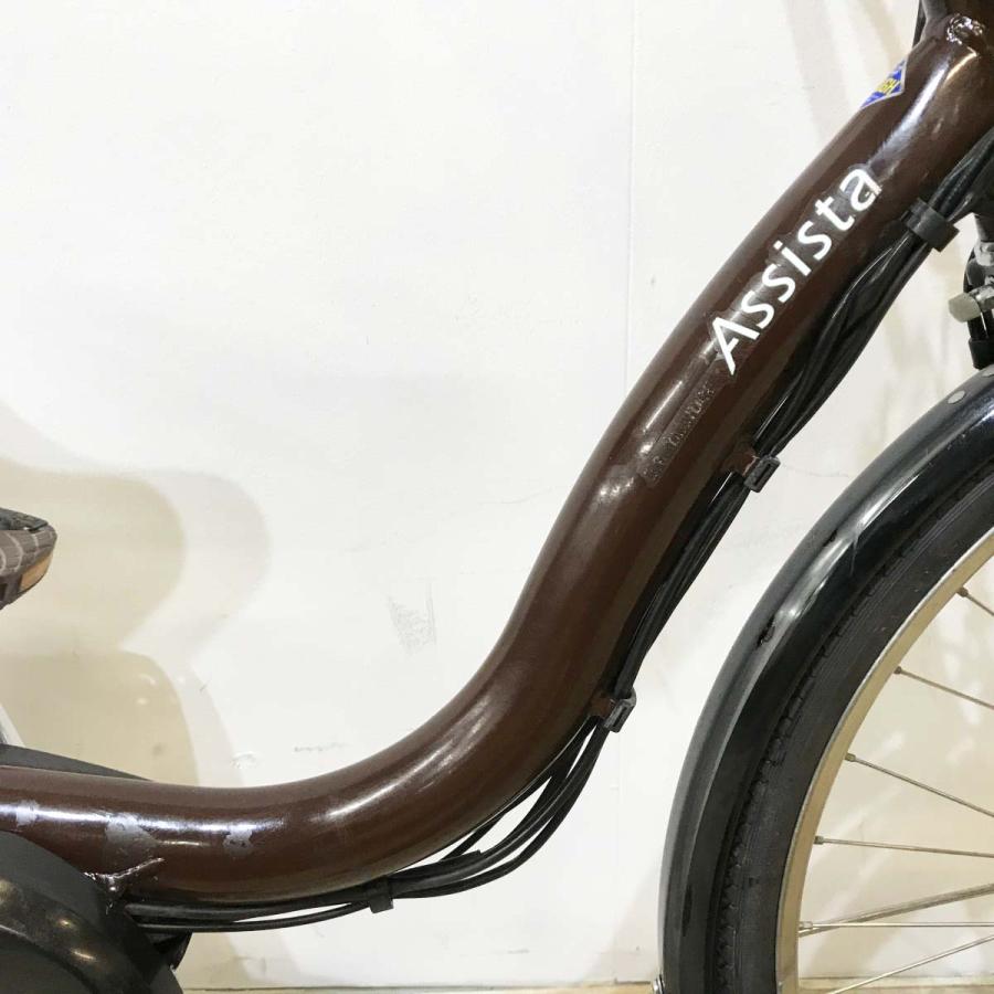 電動自転車 中古 ママチャリ ブリヂストン アシスタロイヤル ブラウン 24インチ KL034 電動アシスト自転車 神戸 | BRIDGESTONE | 04