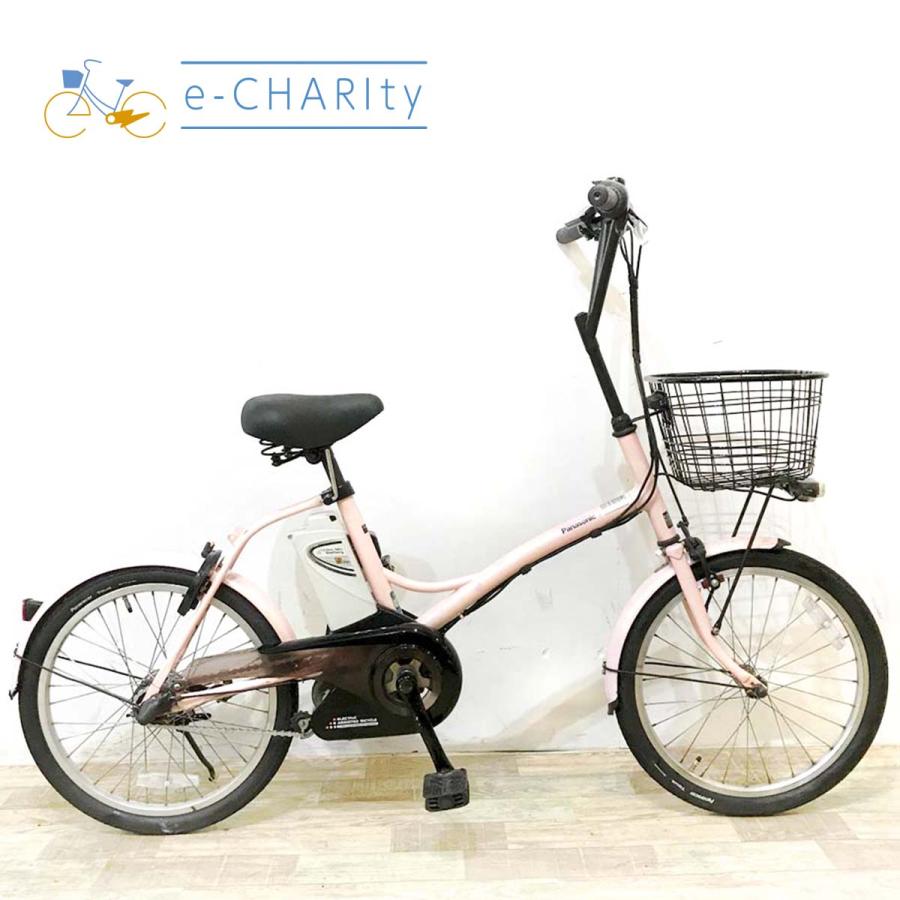電動自転車 中古 小径車 パナソニック シュガードロップ ピンク 20インチ KL041 電動アシスト自転車 神戸 | Panasonic