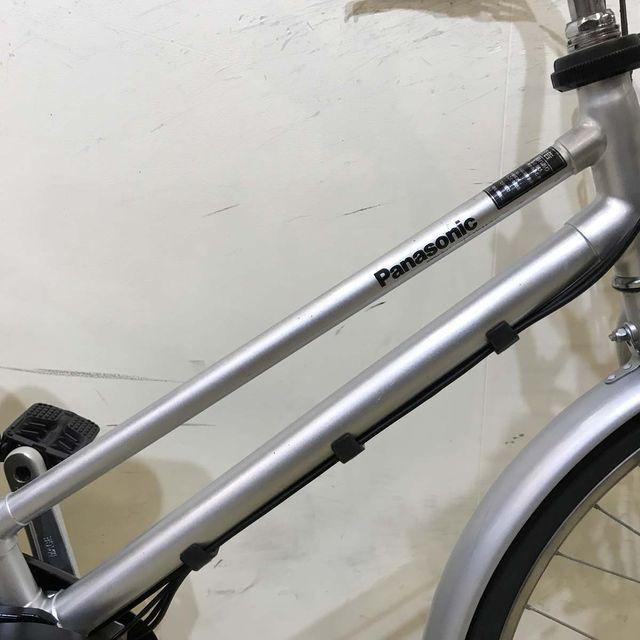 【京都発】電動アシスト自転車　パナソニック　Panasonic 26インチ　銀色 京都発】電動アシスト自転車 パナソニック Panasonic 26インチ 銀色