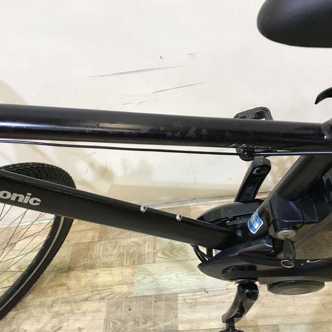 京都発）Panasonic パナソニック 電動自転車 黒 ハリアー