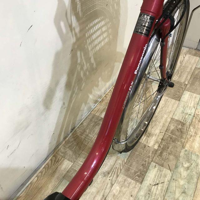 中古 Panasonic ビビDX 26型 BE-END636R 赤 電動アシスト自転車