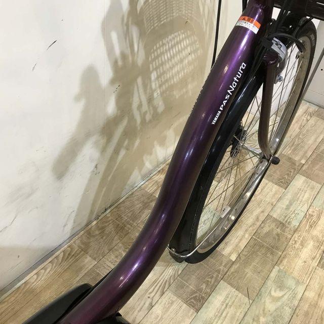 地域限定送料無料　パス　ナチュラ　12,3AH　子供乗せ　茶　神戸　電動自転車 2413ヤマハ3人乗り対応20インチ子供乗せ電動アシスト自転車