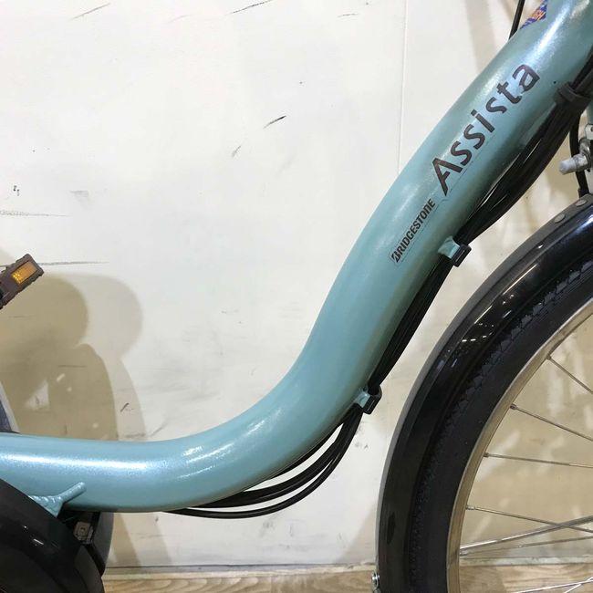 電動自転車 中古 ママチャリ ブリヂストン アシスタ DX グリーン 24インチ KZ021 電動アシスト自転車 神戸 | BRIDGESTONE | 04