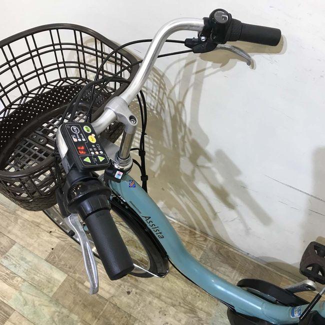 電動自転車 中古 ママチャリ ブリヂストン アシスタ DX グリーン 24インチ KZ021 電動アシスト自転車 神戸 | BRIDGESTONE | 09