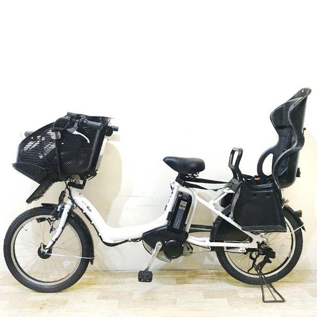 電動自転車 中古 子供乗せ ヤマハ PAS Kiss mini パス キッス ミニ ホワイト 20インチ KZ090 電動アシスト自転車 神戸 | YAMAHA | 18