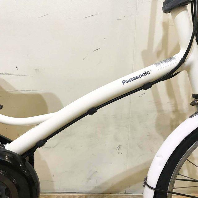 電動自転車 Panasonic sugar drop ホワイト Panasonic シュガードロップ 電動自転車 ギア付き
