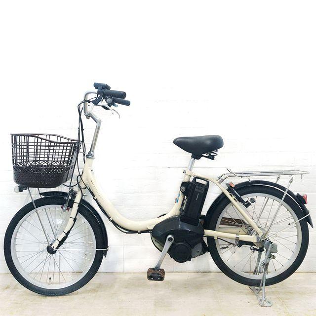 電動自転車 中古 小径車 ブリヂストン アシスタ ユニ プレミア アイボリー 20インチ SR419Y 電動アシスト自転車 横浜の画像