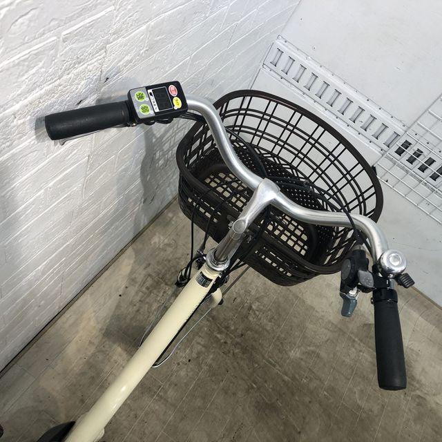 電動自転車 中古 小径車 ブリヂストン アシスタ ユニ プレミア アイボリー 20インチ SR419Y 電動アシスト自転車 横浜の画像