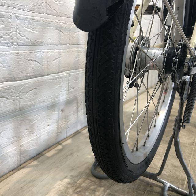電動自転車 中古 小径車 ブリヂストン アシスタ ユニ プレミア アイボリー 20インチ SR419Y 電動アシスト自転車 横浜の画像