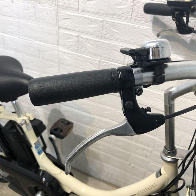電動自転車 中古 小径車 ブリヂストン アシスタ ユニ プレミア アイボリー 20インチ SR419Y 電動アシスト自転車 横浜の画像