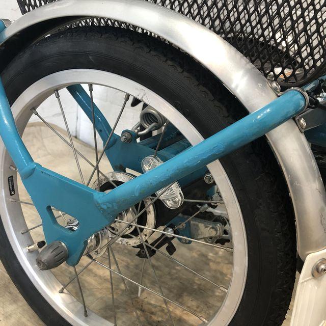 電動自転車 中古 三輪 ワゴン ヤマハ PAS ワゴン ブルー 前18×後16インチ YA058 電動アシスト自転車 横浜 | YAMAHA | 14