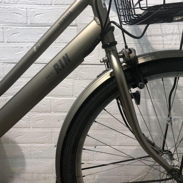 電動自転車 中古 ママチャリ ヤマハ PAS RIN パス リン カーキ 26インチ YA075 電動アシスト自転車 横浜 | YAMAHA | 04