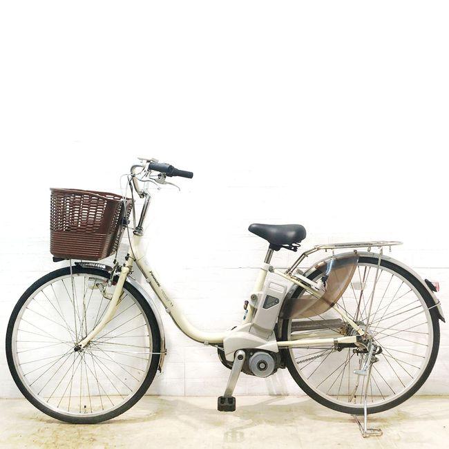 電動自転車 中古 ママチャリ パナソニック ビビ NX アイボリーホワイト 26インチ YA100 電動アシスト自転車 横浜 | Panasonic | 16