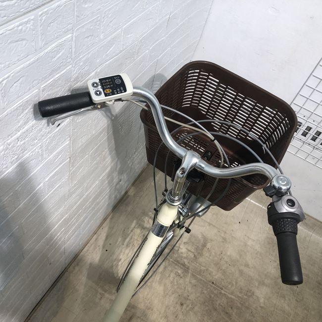 電動自転車 中古 ママチャリ パナソニック ビビ NX アイボリーホワイト 26インチ YA100 電動アシスト自転車 横浜 | Panasonic | 03