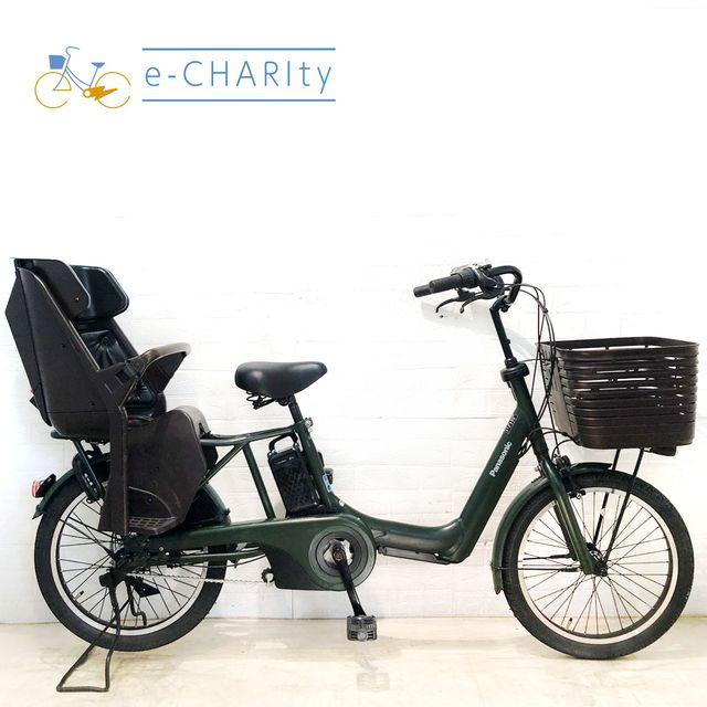 電動自転車 中古 子供乗せ パナソニック ギュット アニーズ DX グリーン 20インチ YB033 電動アシスト自転車 横浜 | Panasonic