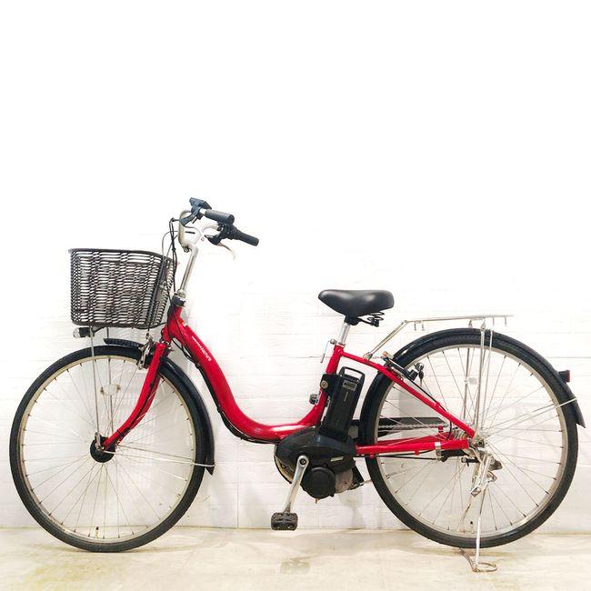 YAMAHA（ヤマハ） 電動自転車 中古 ママチャリ PAS ナチュラ L レッド
