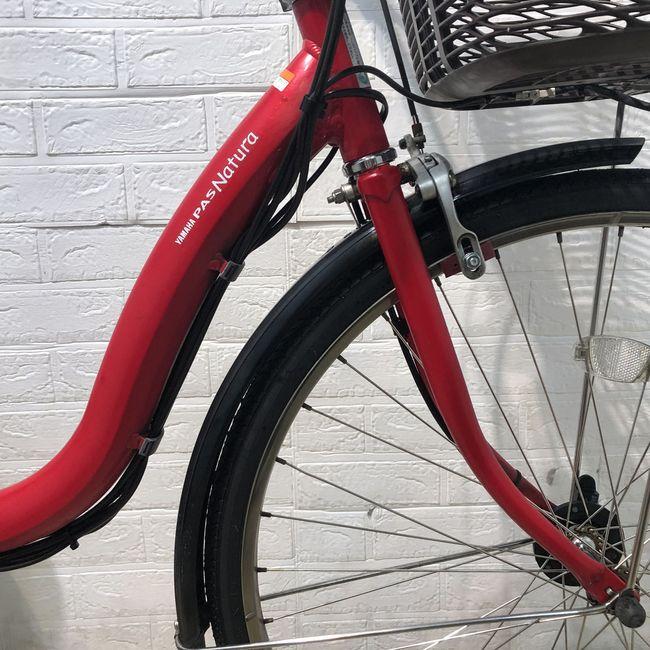 YAMAHA（ヤマハ） 電動自転車 中古 ママチャリ PAS ナチュラ L レッド