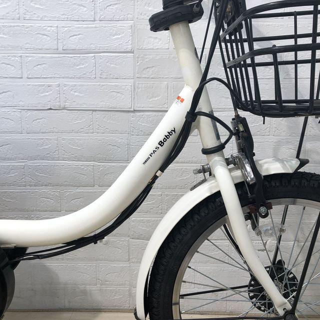 電動自転車 中古 子供乗せ ヤマハ PAS Babby パス バビー ホワイト 20インチ YB056 電動アシスト自転車 横浜 | YAMAHA | 04
