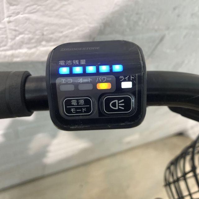 取りに来る方限定　ブリジストン bikke GRI(ビッケ グリ)ジャンク扱い デュアルドライブ搭載でパワフル＆アクティブなルックス＞ ママにも