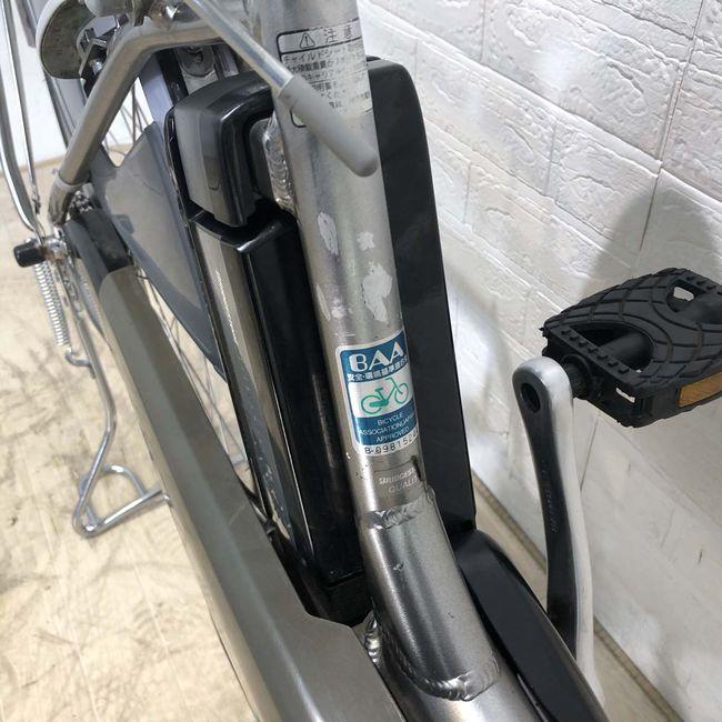 電動自転車 中古 ママチャリ ブリヂストン アシスタ ロイヤル シルバー 24インチ YB061 電動アシスト自転車 横浜 | BRIDGESTONE | 12