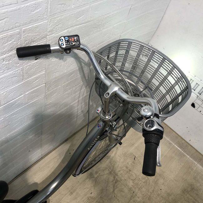 電動自転車 中古 ママチャリ ブリヂストン アシスタ ロイヤル シルバー 24インチ YB061 電動アシスト自転車 横浜 | BRIDGESTONE | 03