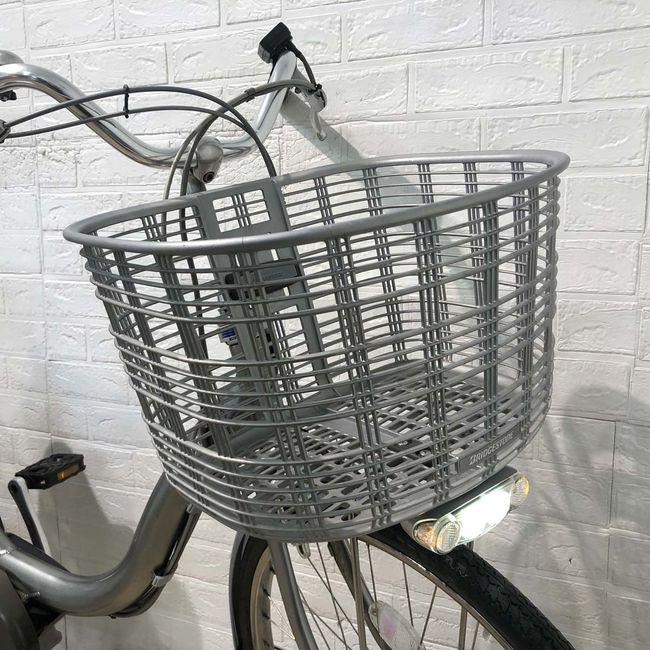 電動自転車 中古 ママチャリ ブリヂストン アシスタ ロイヤル シルバー 24インチ YB061 電動アシスト自転車 横浜 | BRIDGESTONE | 05