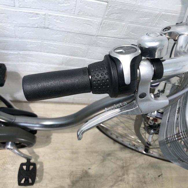 電動自転車 中古 ママチャリ ブリヂストン アシスタ ロイヤル シルバー 24インチ YB061 電動アシスト自転車 横浜 | BRIDGESTONE | 09