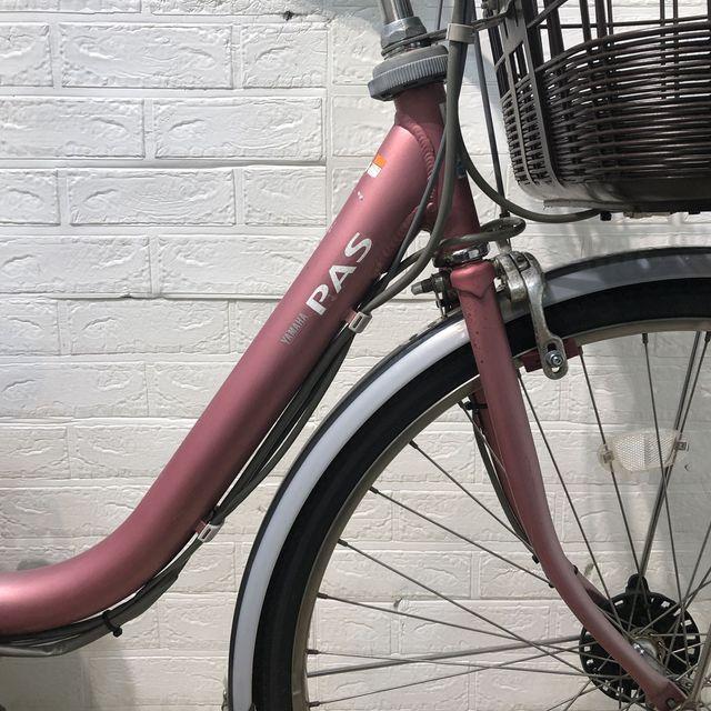 電動自転車 中古 ママチャリ ヤマハ PAS パス ピンク 26インチ YB076 電動アシスト自転車 横浜 | YAMAHA | 04