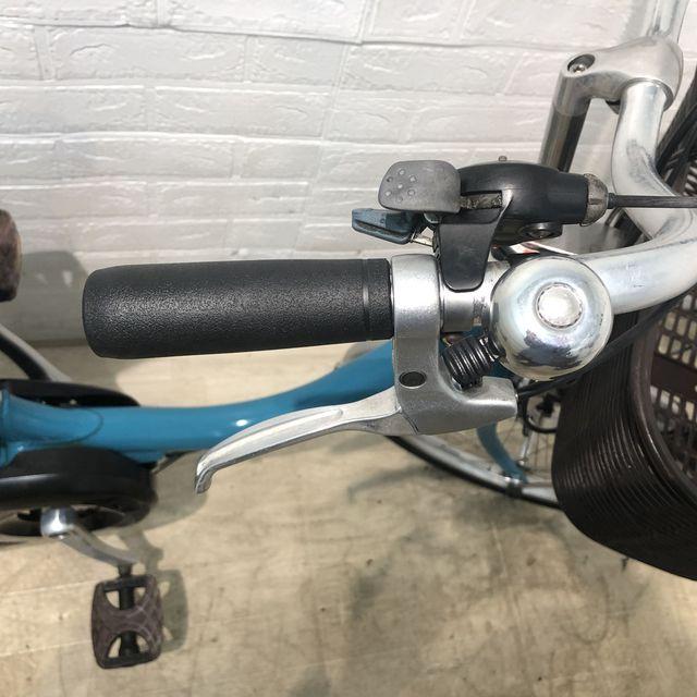 YAMAHA PAS 電動アシスト自転車 青 前後バスケット付き　小軽車 YAMAHA PAS 電動アシスト自転車 青 前後バスケット付き 小軽車