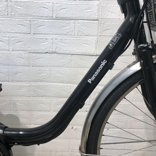 難ありPanasonic 電動アシスト自転車 ブラック　中古 Panasonic（パナソニック） 電動自転車 中古 ママチャリ ビビ DX